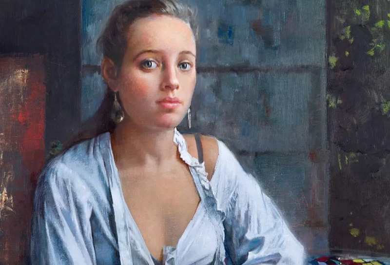 厄瓜多爾畫家海梅-薩帕塔油畫作品欣賞